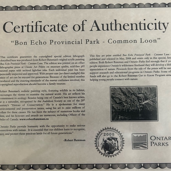 Robert Bateman special edition lithographs (set of 3) - Picture 6 of 6